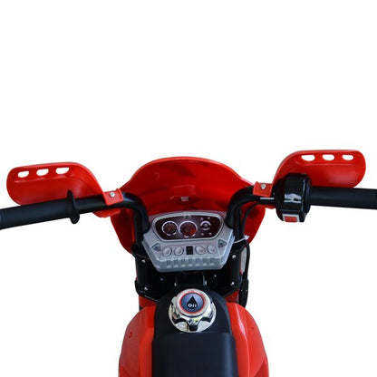 4-Wheels Children's Motorbike Ride On Car Electric 6V Battery - Red