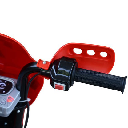 4-Wheels Children's Motorbike Ride On Car Electric 6V Battery - Red