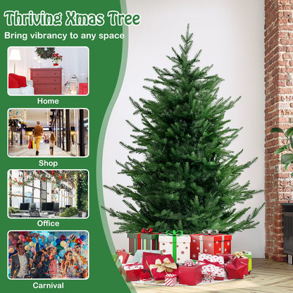 Pre-Lit Christmas Tree with LED Lights and 8 Lighting Modes-4.5 FT