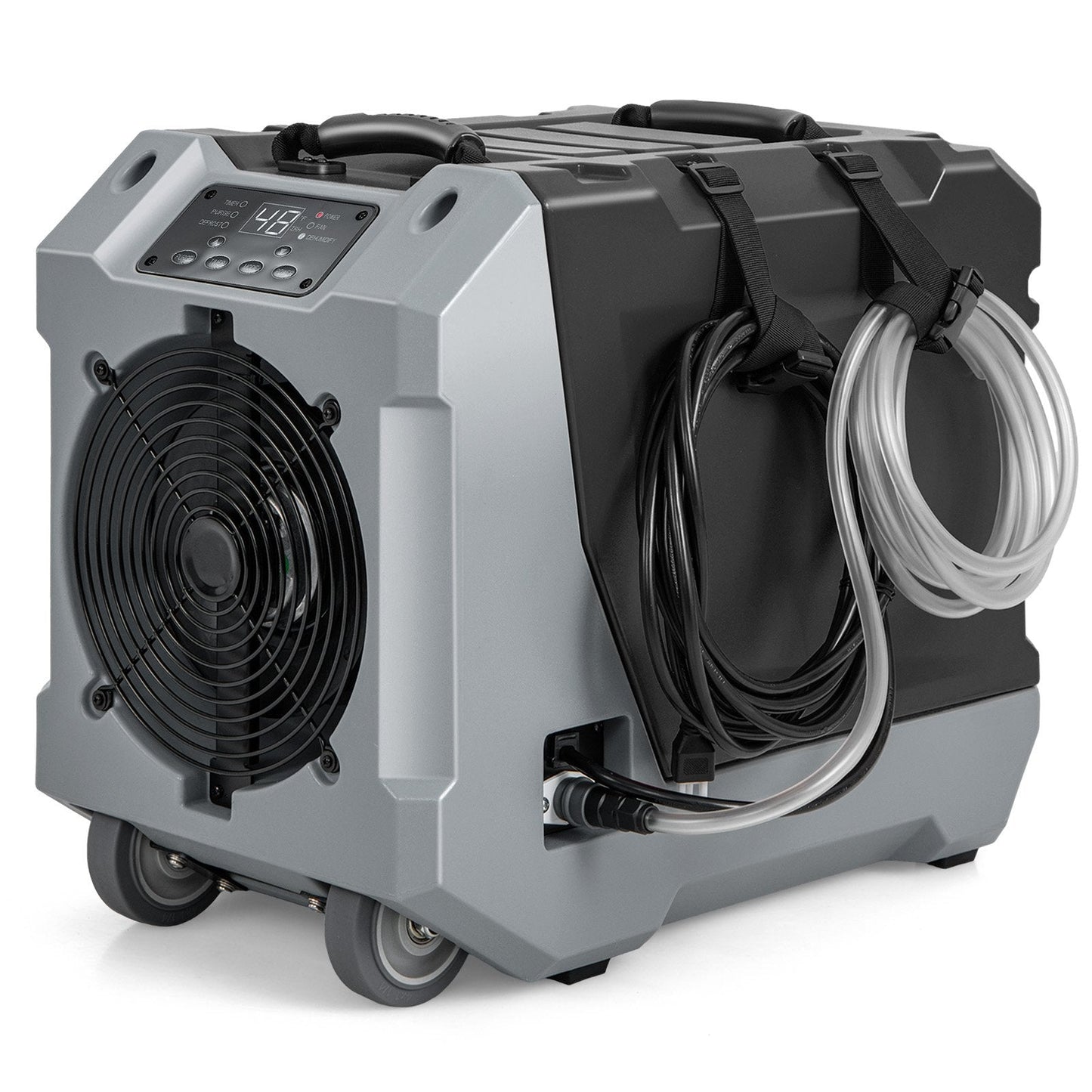 85 L/Day Commercial Dehumidifier with Auto Defrost-Black