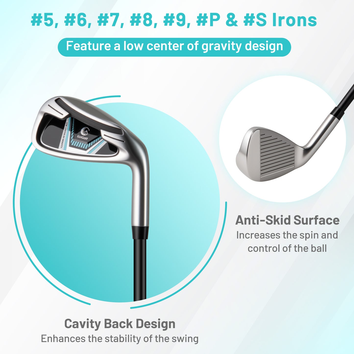 Women's Complete Golf Clubs and Bag Set Right Handed-Green