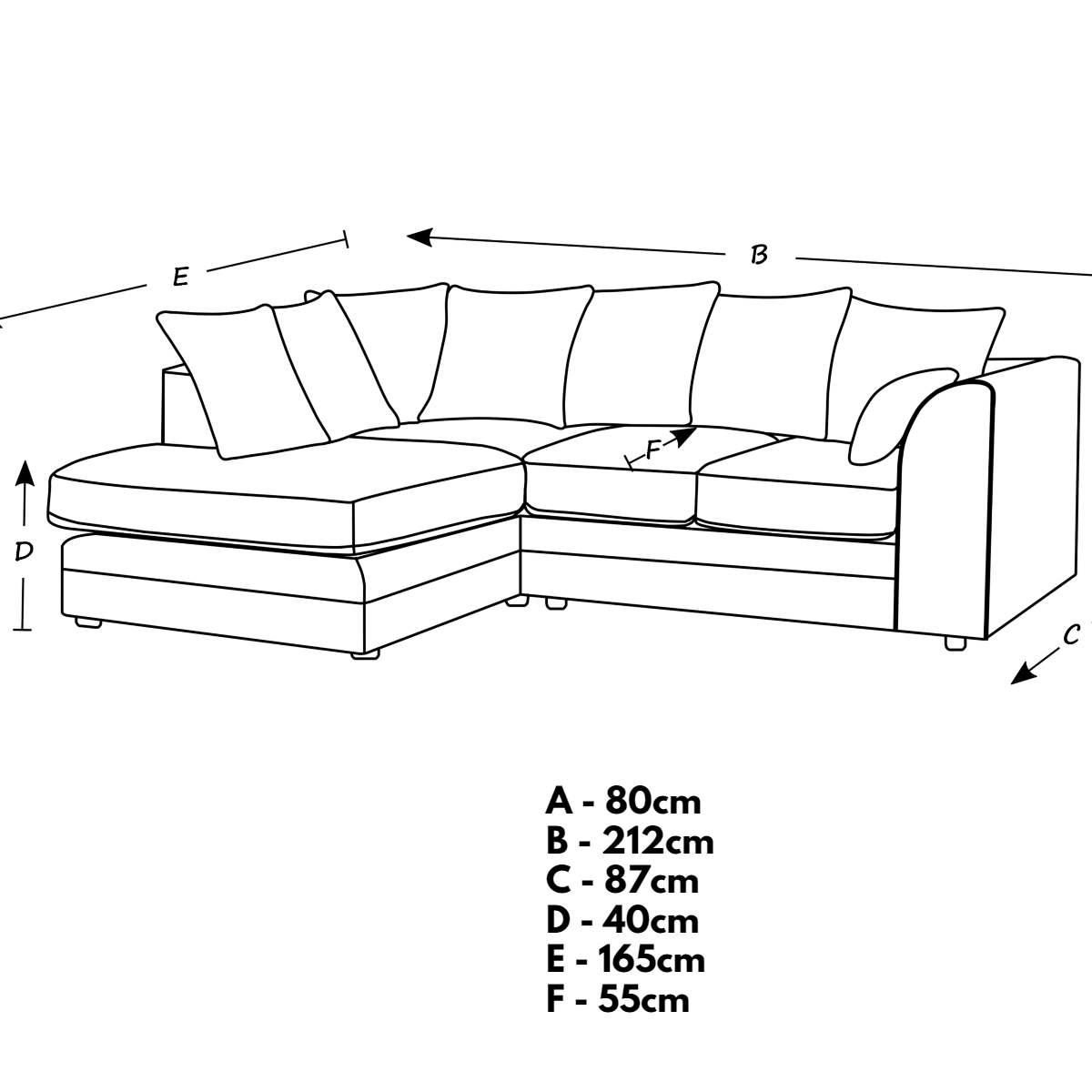 Arabia Crushed Velvet Corner Sofa Set