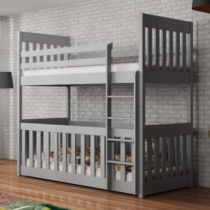 Henley Wooden Bunk Bed Cris with Cot Bed