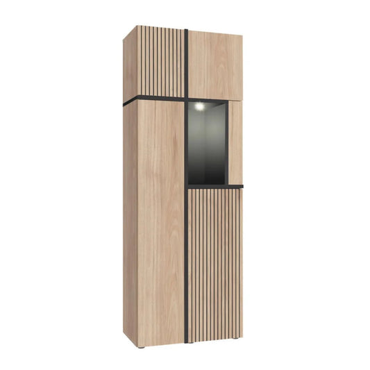 Cross Tall Display Cabinet 70cm