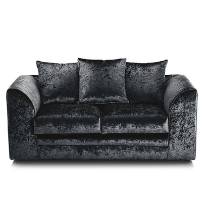 Arabia Crushed Velvet 3 Seater and 2 Seater Sofa Set