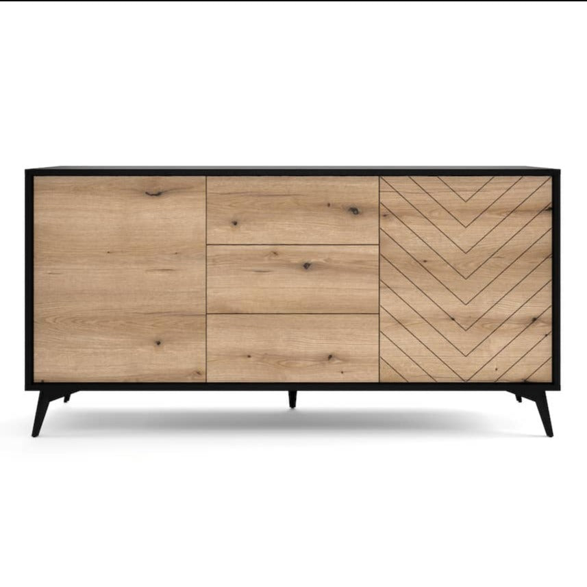 Diamond Large Sideboard Cabinet 154cm [Drawers]