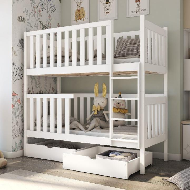 Aylesbury Wooden Bunk Bed David with Storage