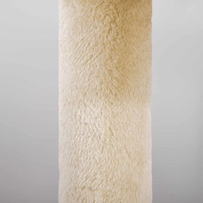 Pawhut Cat Tree Tower Scratching Post with Sisal Pet Activity Centre Beige 48 x 48 x 104cm