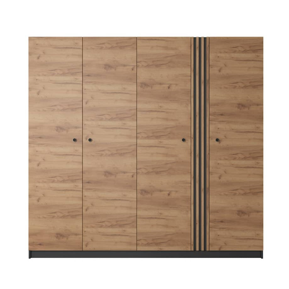 Deco Hinged Door Wardrobe 220cm