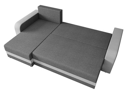 Corner Sofa Bed JUMBO Light Grey / Dark Grey