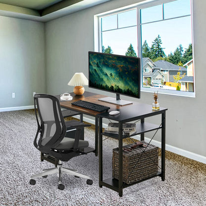 Stylish 120 cm Computer Desk with Dual-Surface Finish