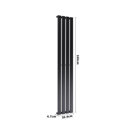 160cm H Vertical Single Panel Heater 1064W Anthracite Radiator