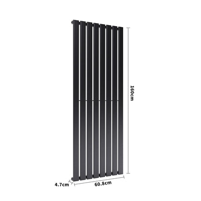160cm H Vertical Single Panel Heater 1064W Anthracite Radiator