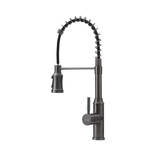 Single Handle Kitchen Faucet with Spring Spout