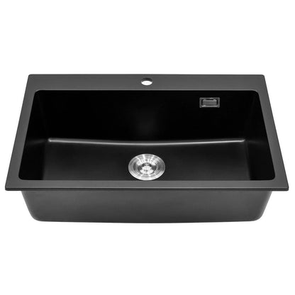 Quartz Undermount Kitchen Sink Single Bowl