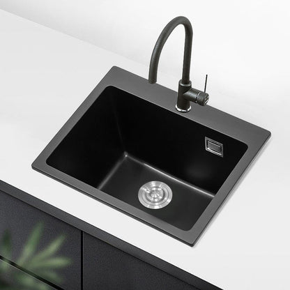 Quartz Undermount Kitchen Sink Single Bowl