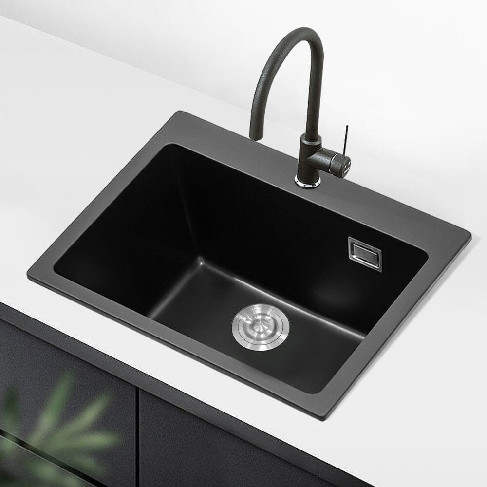 Quartz Undermount Kitchen Sink Single Bowl