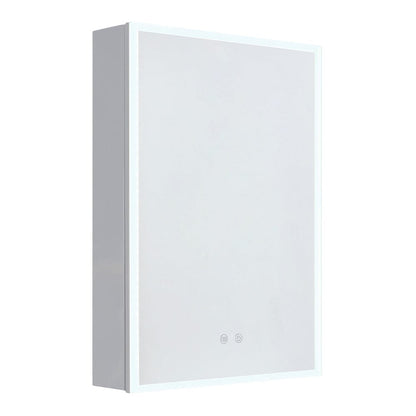 Surface Mount Frameless Single Door LED Mirror Cabinet