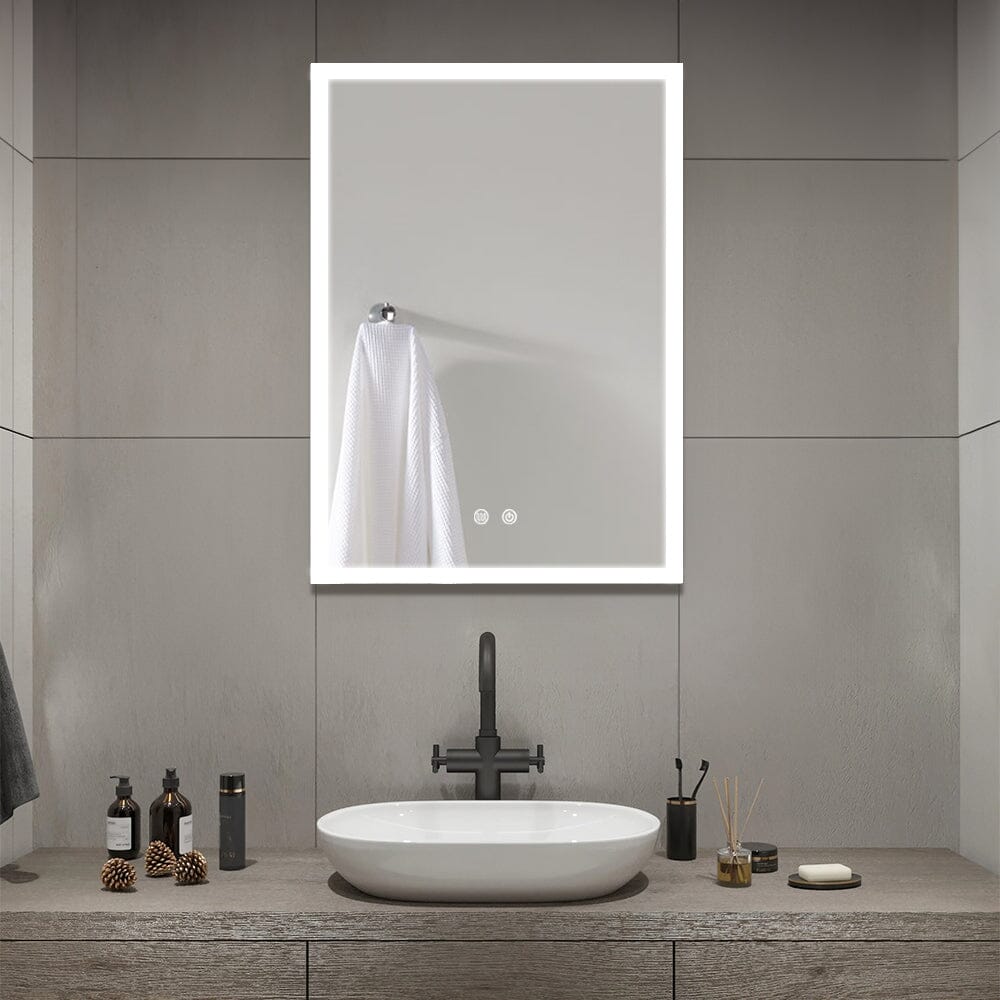 Surface Mount Frameless Single Door LED Mirror Cabinet