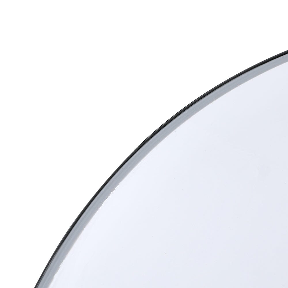 Round Metal LED Mirror with Hanging Strap