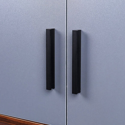 80cm H Contemporary Wooden Sideboard Cabinet with Open Storage