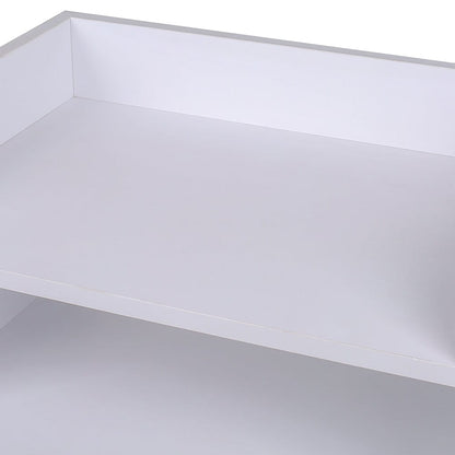 80cm H Contemporary Wooden Sideboard Cabinet with Open Storage