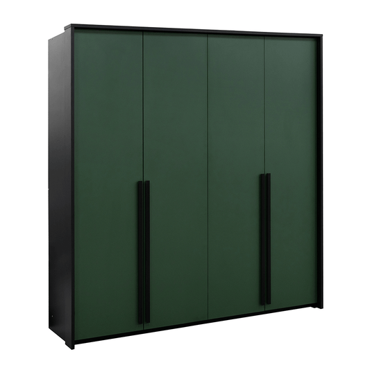 Green Hinged Door Wardrobe 205cm – EVERTON D2