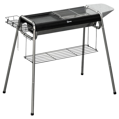 Outsunny Charcoal BBQ Grill - Black