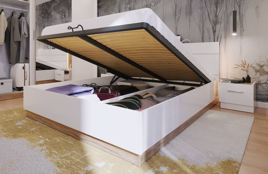 Hereford Dentro DT-02 Ottoman Bed with LEDs