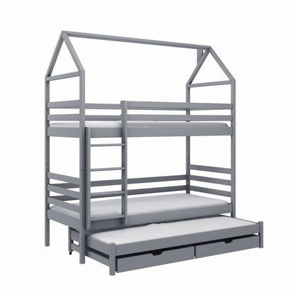 Dalia Bunk Bed with Trundle and Storage