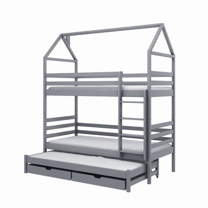 Dalia Bunk Bed with Trundle and Storage