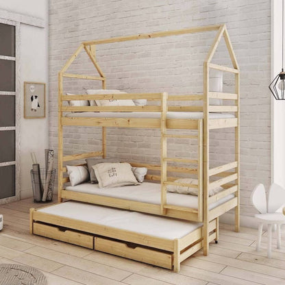 Dalia Bunk Bed with Trundle and Storage