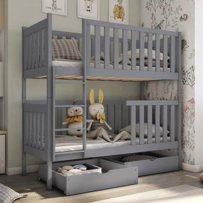 Aylesbury Wooden Bunk Bed David with Storage