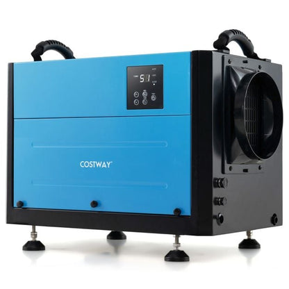 50/70L/Day Crawl Space Dehumidifier with 3 Modes and 24H Timer-Blue-50L