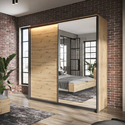 Quant QS-01 Sliding Door Wardrobe 220cm