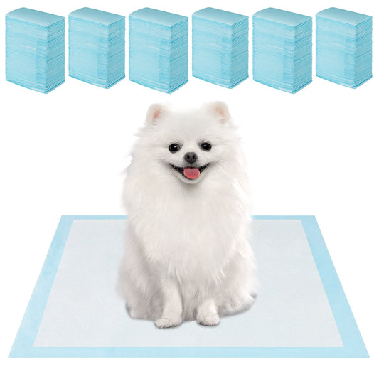 Dog and Puppy Pee Pads 60 x 43 cm(300 Counts) 6-Layer Leak-Proof Pet Pads-Blue