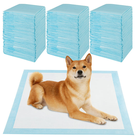 Dog and Puppy Pee Pads 76 x 76 cm(150 Counts) 6-Layer Leak-Proof Pet Pads-Blue