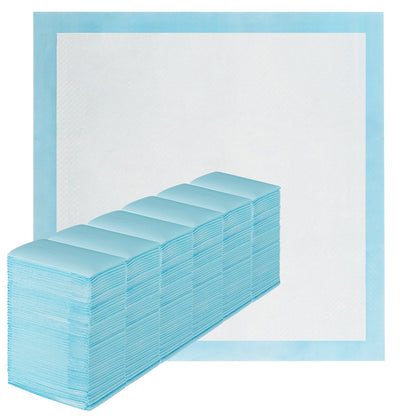 Dog and Puppy Pee Pads 76 x 76 cm(150 Counts) 6-Layer Leak-Proof Pet Pads-Blue