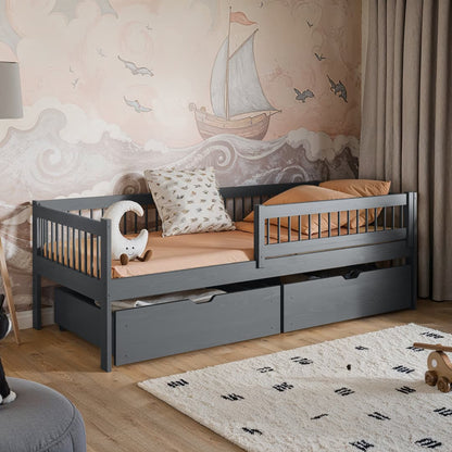 Kingston Wooden Single Bed Edi With Storage