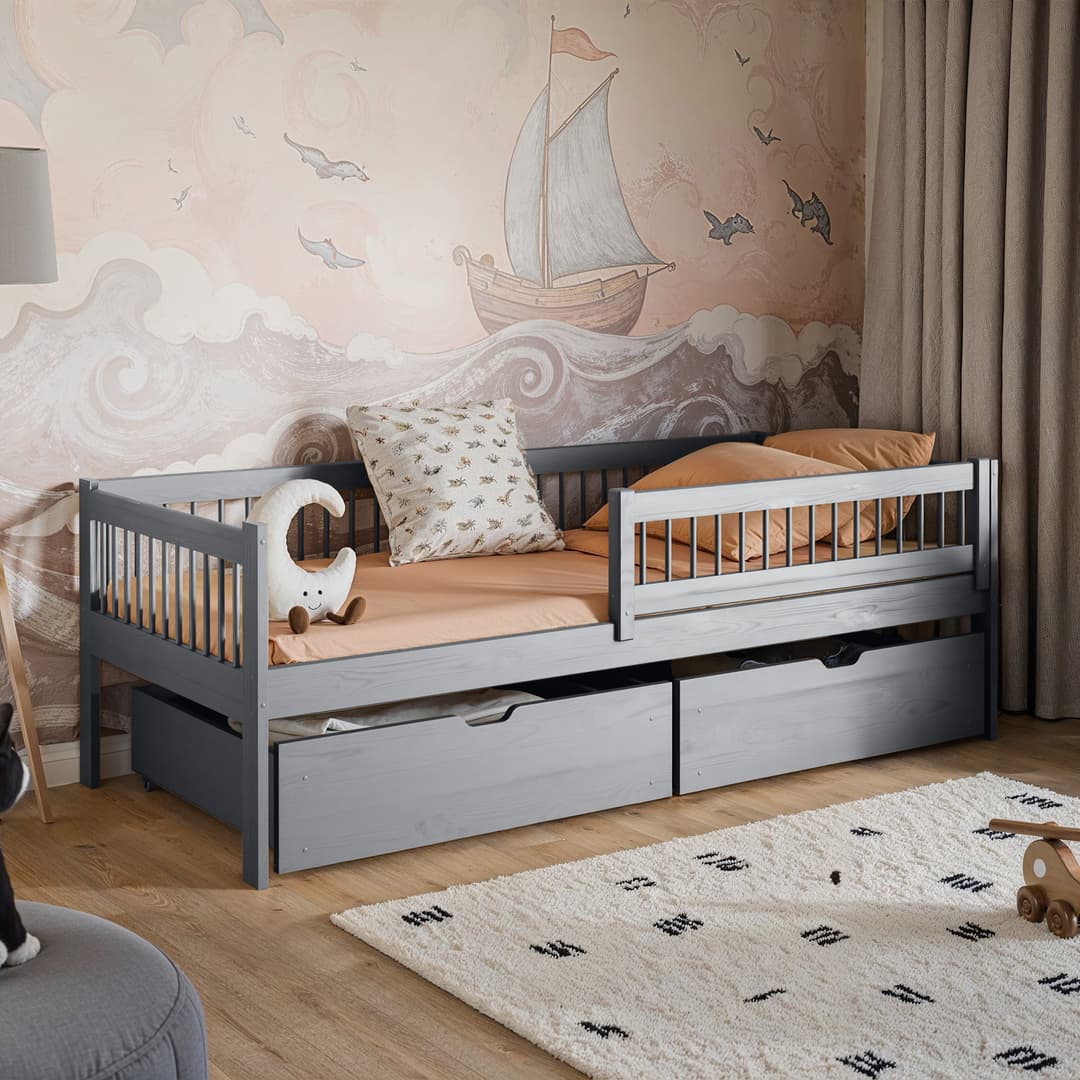 Kingston Wooden Single Bed Edi With Storage