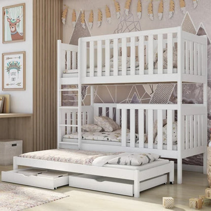 Banbury Emily Bunk Bed with Trundle and Storage
