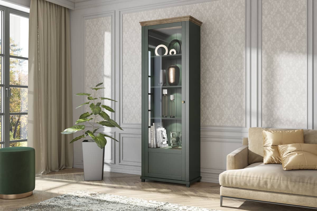 Evora 05 Tall Display Cabinet 71cm