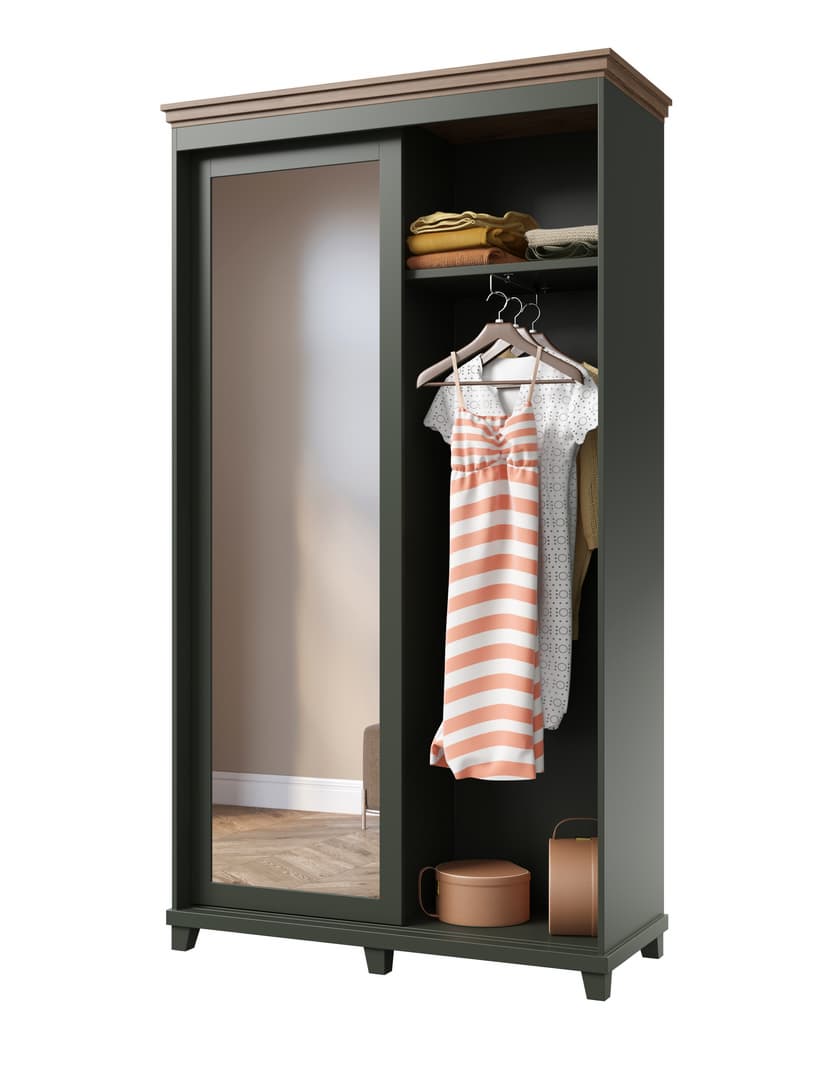 Evora 54 Sliding Door Wardrobe 120cm