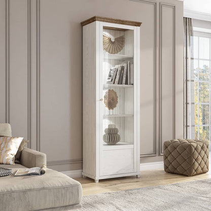 Evora 06 Tall Display Cabinet 71cm