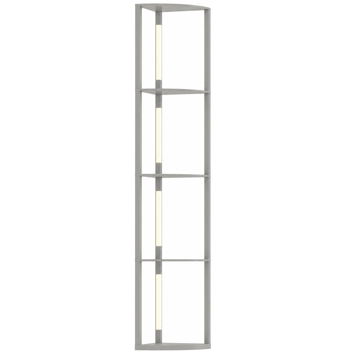 HOMCOM 4-Tier Corner Floor Lamp