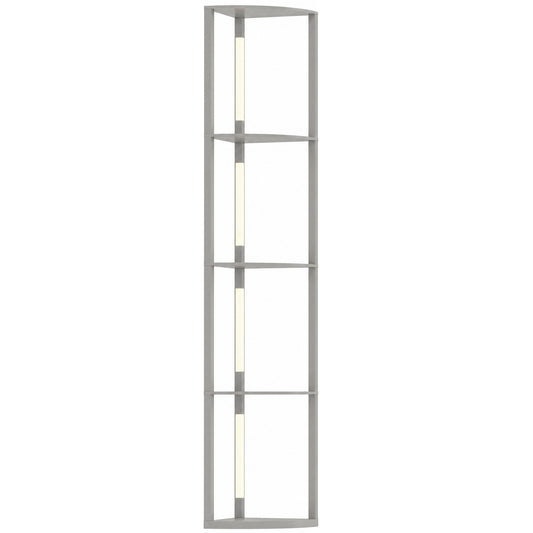 HOMCOM 4-Tier Corner Floor Lamp