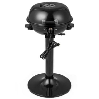 Electric BBQ Grill with Removable Non-Stick Grilling Rack-Black
