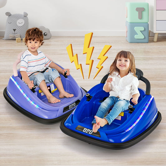 Electric Bumper Car with Remote Control for Kids-Blue