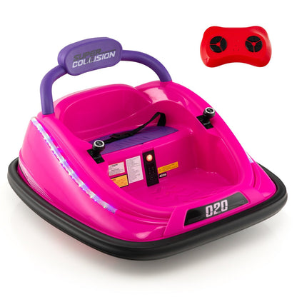 Electric Bumper Car with Remote Control for Kids-Pink
