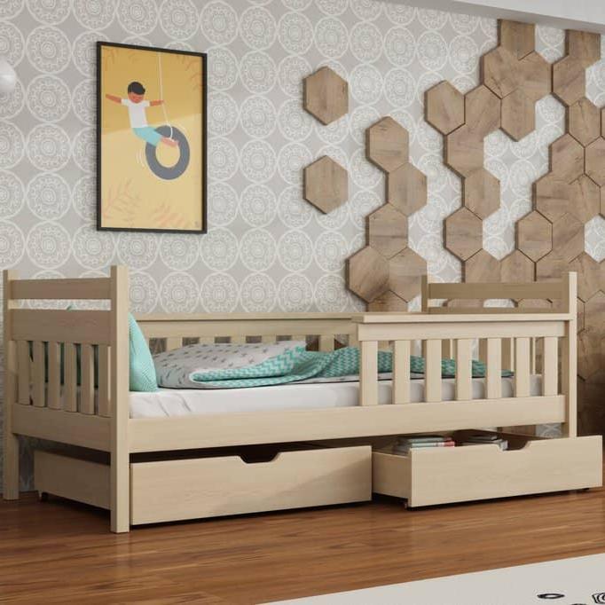 Wooden Single Bed Emma With Storage